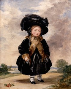 Prinses Victoria op vierjarige leeftijd door Stephan Poyntz Denning